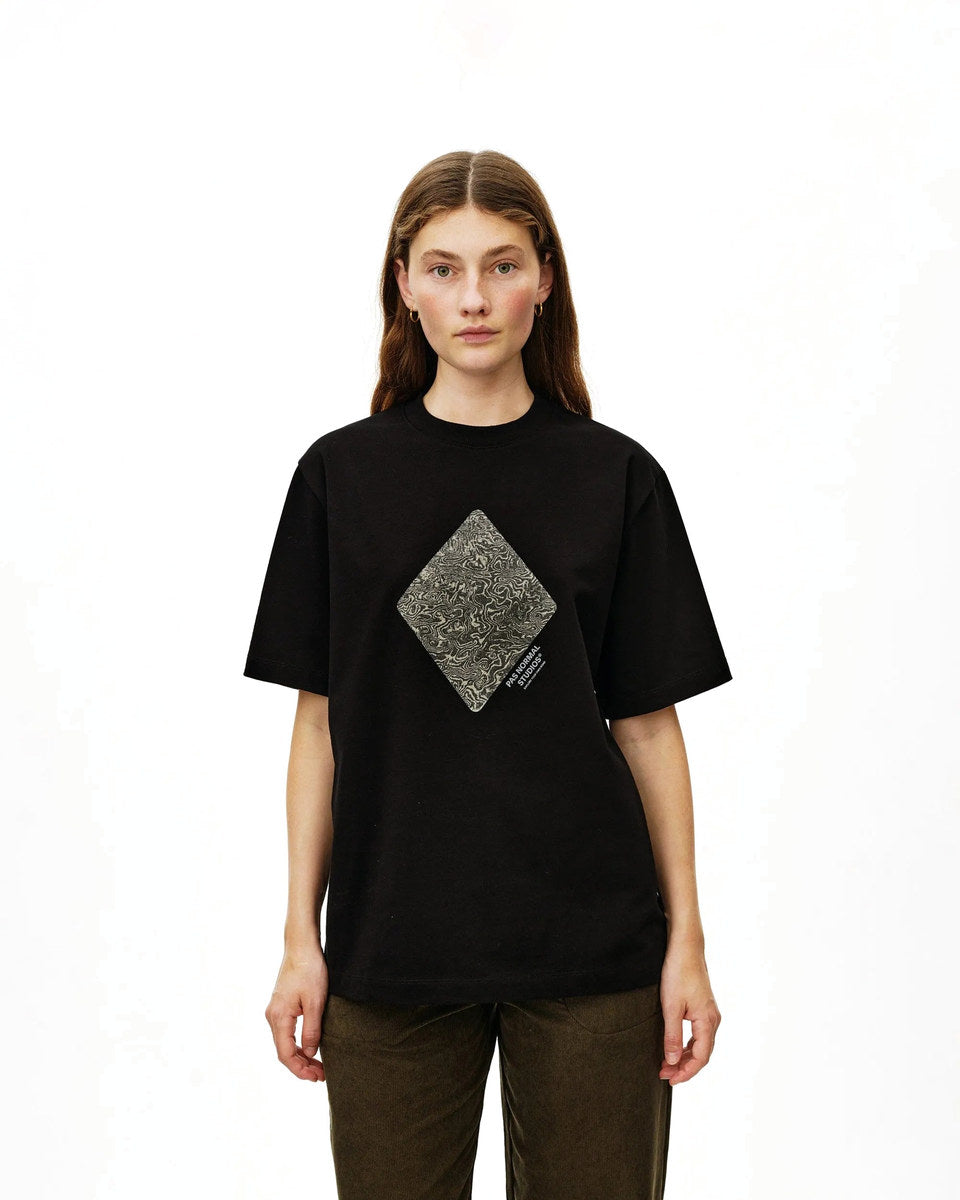 PAS NORMAL STUDIOS Off Race Graphic T Shirt - Black