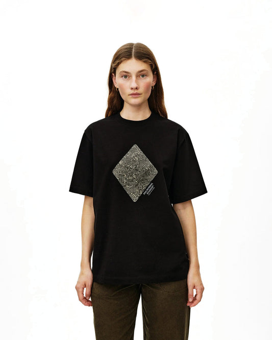 PAS NORMAL STUDIOS Off Race Graphic T Shirt - Black