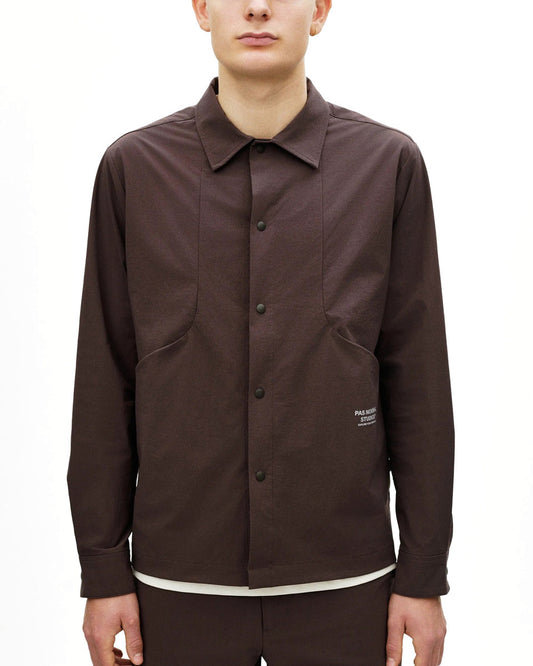 PAS NORMAL STUDIOS Off Race Tech Overshirt - Dark Purple