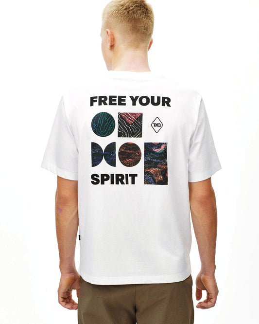 PAS NORMAL STUDIOS T.K.O. Off Race Graphic TShirt - White