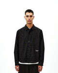 PAS NORMAL STUDIOS Off Race Seersucker Shirt - Dark Navy