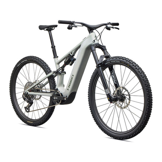 SPECIALIZED SWORKS TURBO LEVO R MTB EBIKE - DLM MET/CMLN SIL GRN/OAK GRN MET