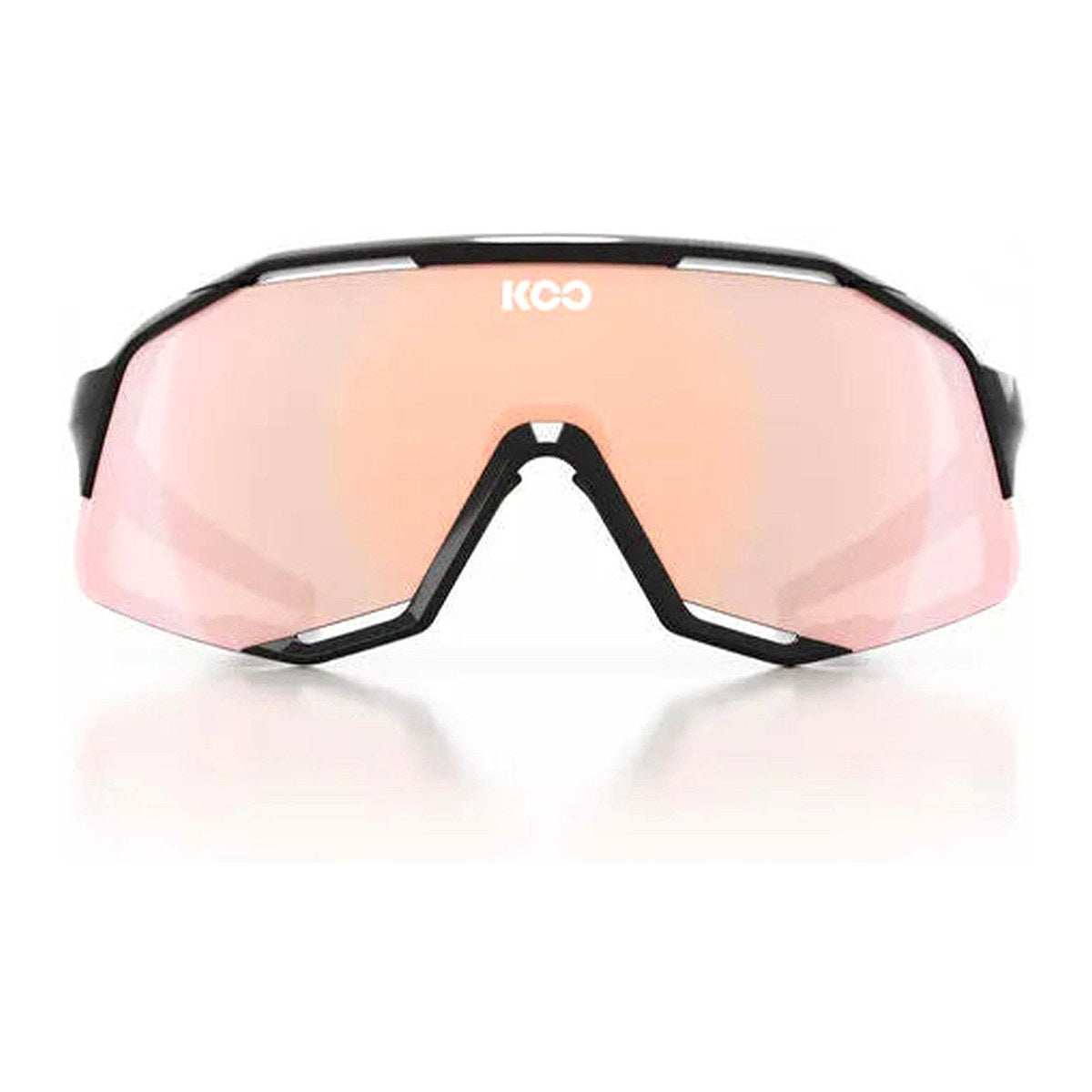 KOO Demos Eyewear Black/Rosé - Rosé Lens