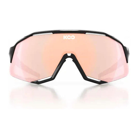 KOO Demos Eyewear Black/Rosé - Rosé Lens