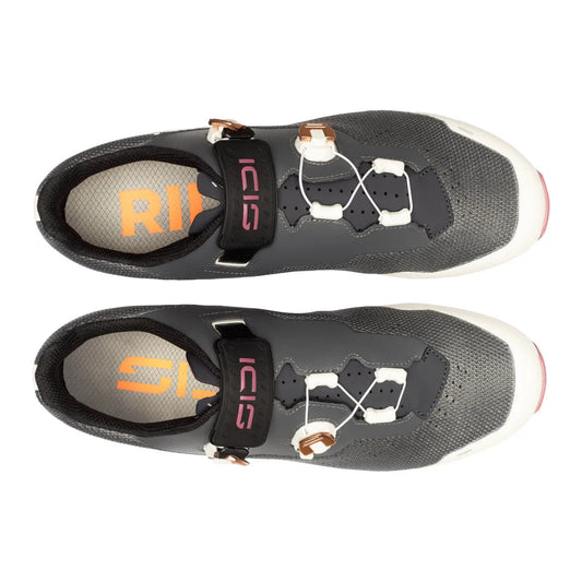SIDI Dominator X Woman Gravel Cycling Shoes - Anthracite / Ice White