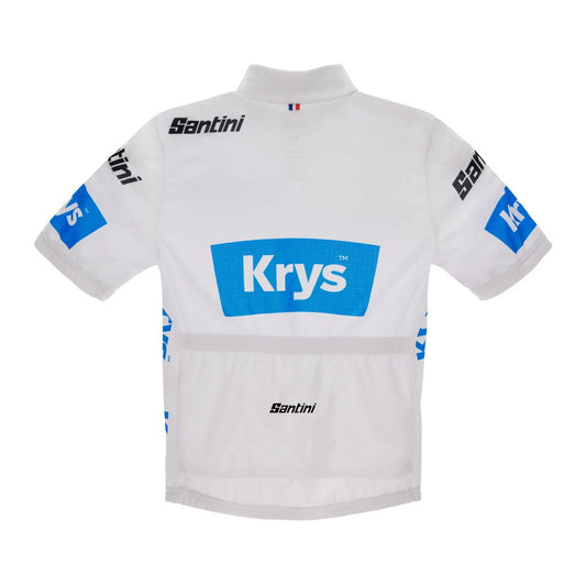 SANTINI Tour De France Kid Leader Jersey - White