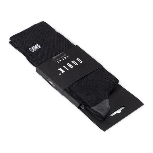 GOBIK IRO 2.0 UNISEX SOCKS - BLACK LOGO
