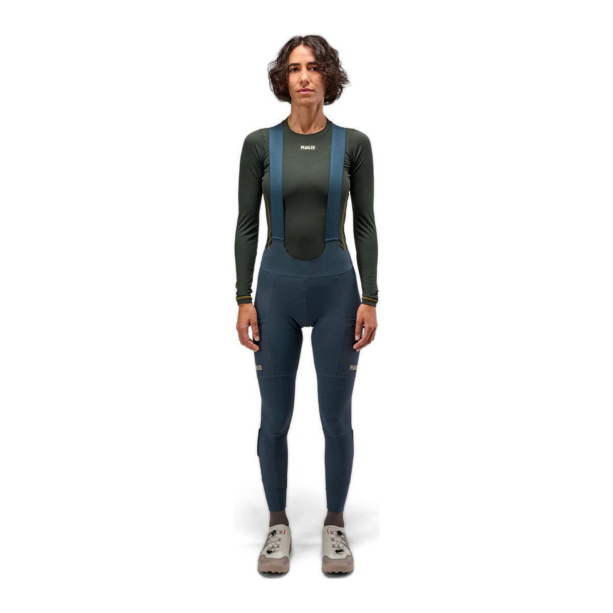 PEDALED WOMEN ODYSSEY BIB TIGHTS - NAVY