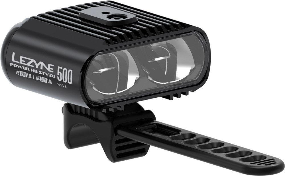 LEZYNE POWER HIGH BEAM 500 LOADED STVZO Front LIGHT - BLACK/WHITE