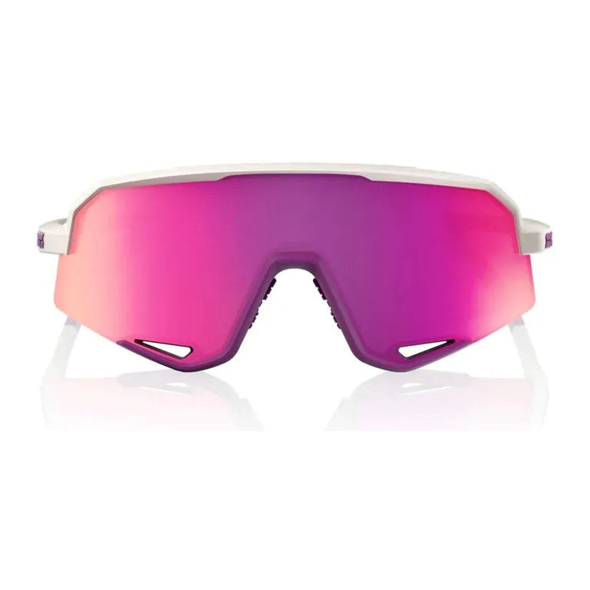 RIDE 100% Slendale Sunglasses - Matte Chalk / Purple Multilayer Mirror Lens