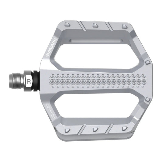 SHIMANO PD-EF202 Flat Pedals - Silver