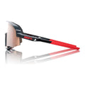 RIDE 100% Slendale Sunglasses - Gloss Carbon Fiber / HiPER Crimson Silver Mirror Lens