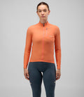 PEDALED WOMEN ODYSSEY LONG SLEEVE JERSEY - ORANGE
