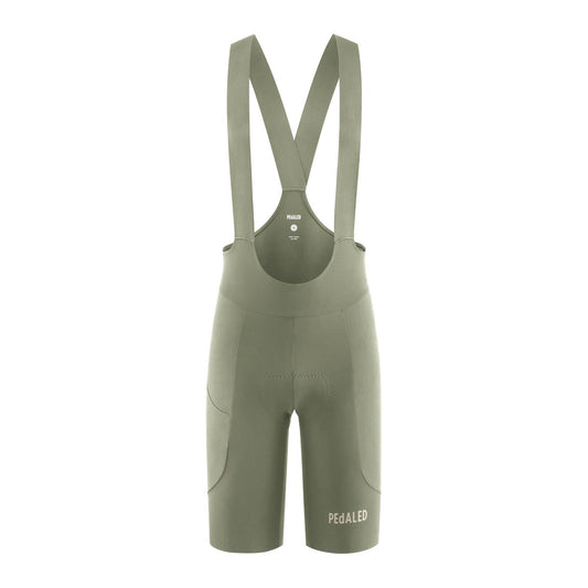 PEDALED Element Lightweight Bib Shorts - Green