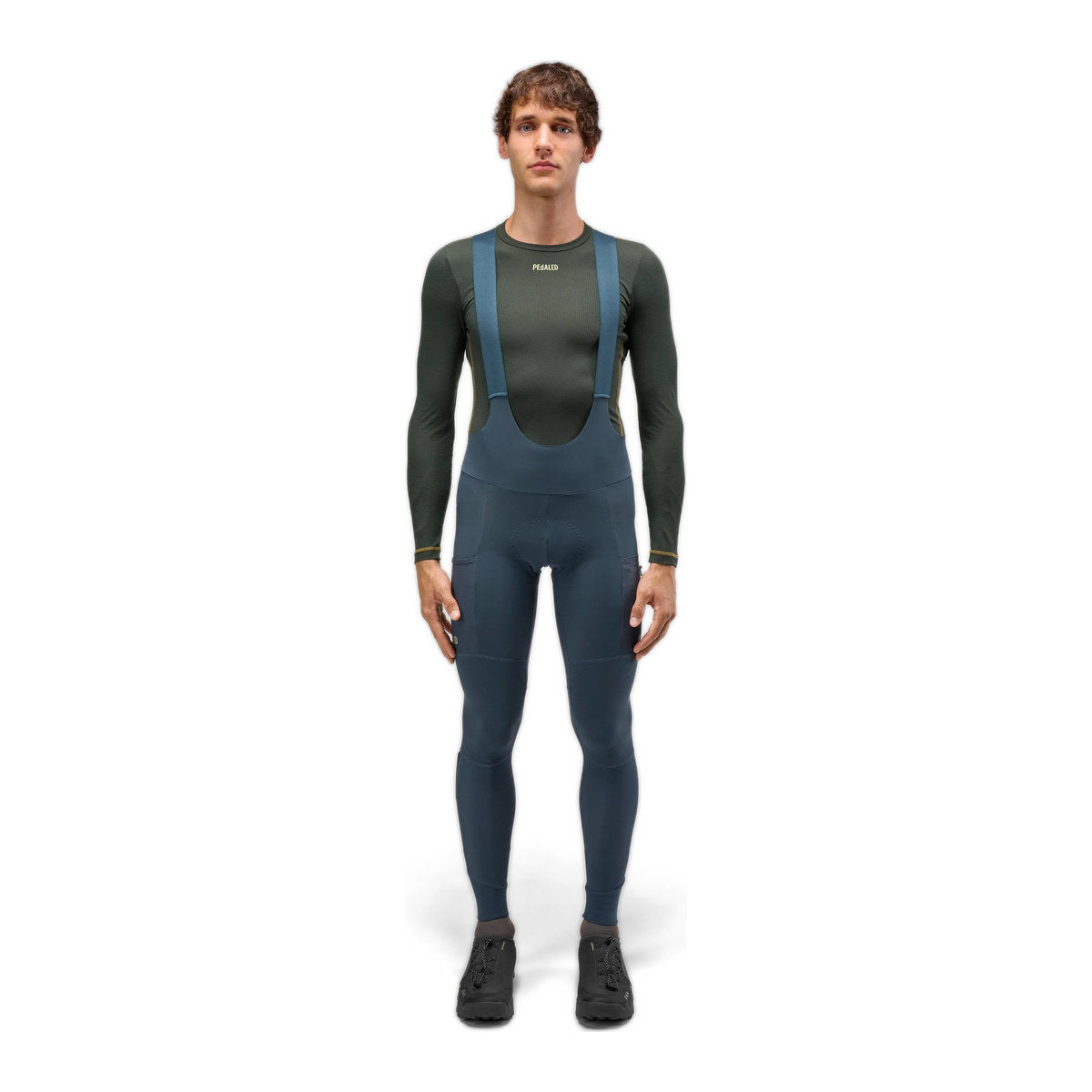 PEDALED ODYSSEY BIB TIGHTS - NAVY