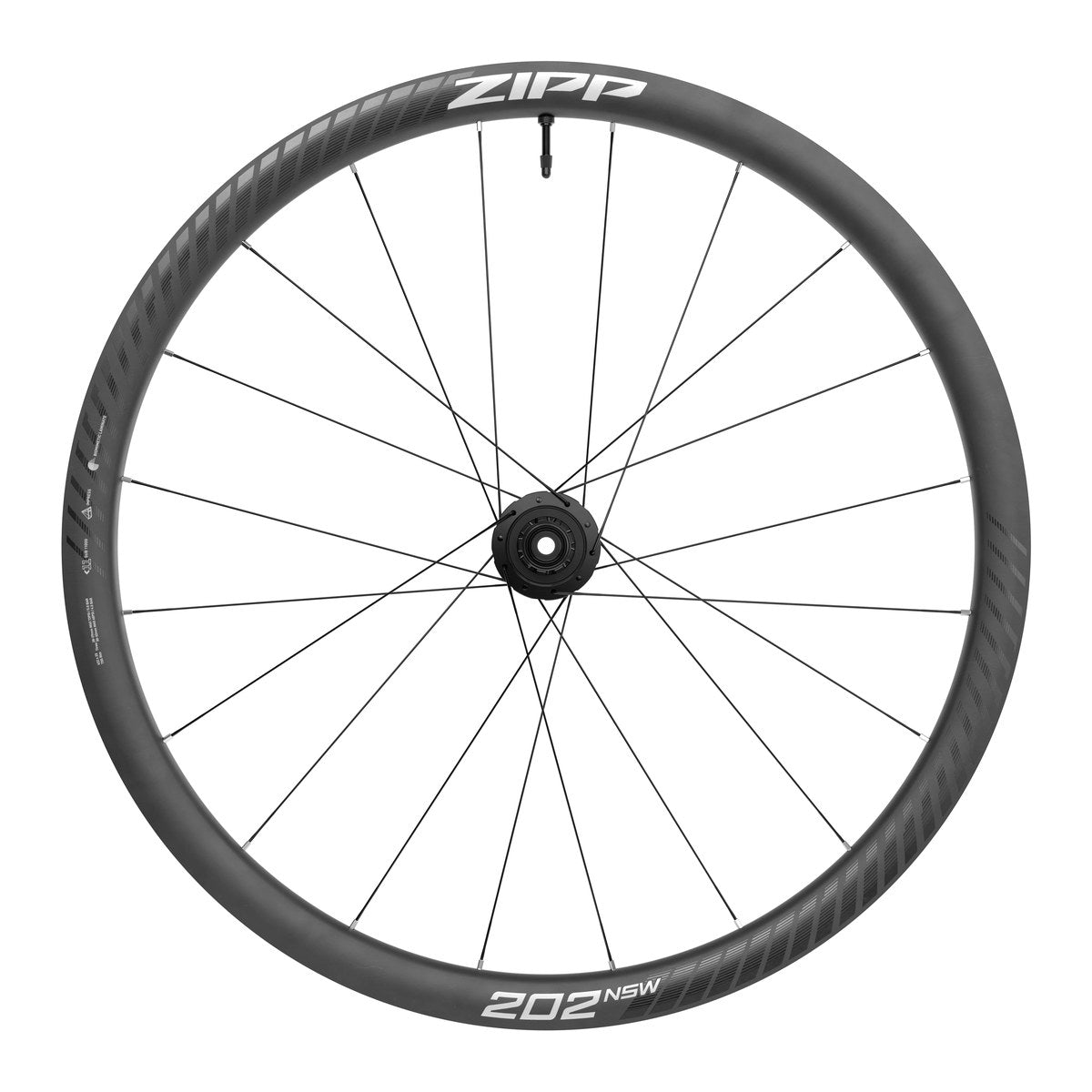 ZIPP 202 NSW Tubeless Disc Wheelset - Black