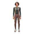 PEDALED WOMEN ODYSSEY BIB TIGHTS - WALNUT