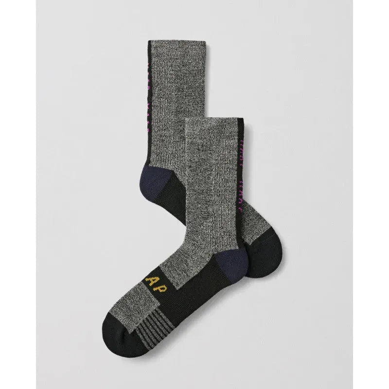 MAAP ALT_ROAD MERINO SPACE DYE SOCK - BLACK