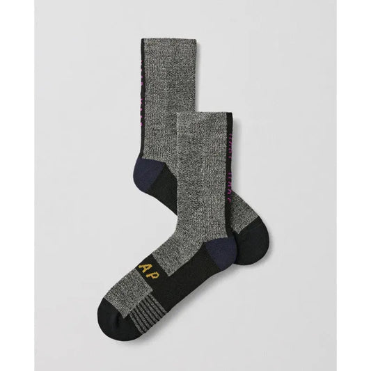 MAAP ALT_ROAD MERINO SPACE DYE SOCK - BLACK