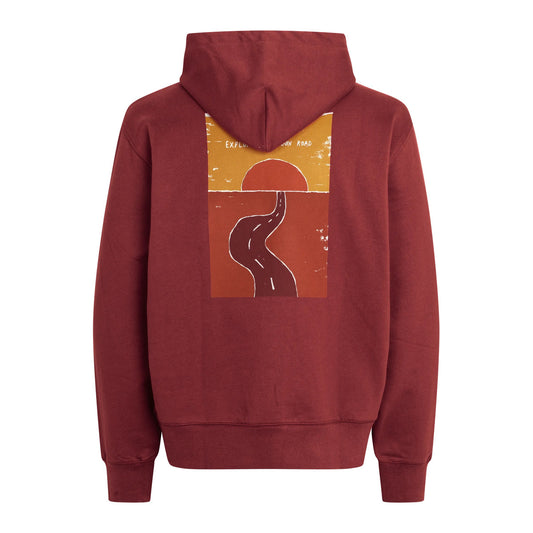 PAS NORMAL STUDIOS Off Race Graphic Hoodie - Maroon