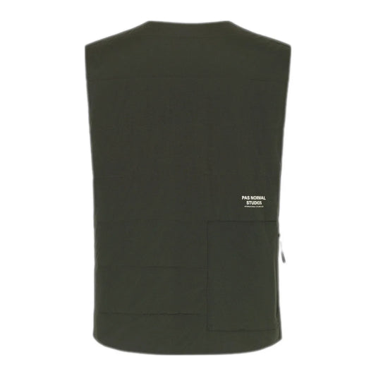 PAS NORMAL STUDIOS Off-Race Thermal Gilet - Dark Olive
