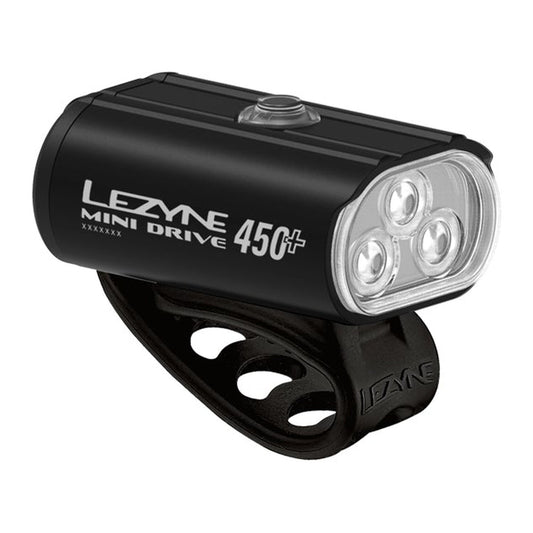LEZYNE MINI DRIVE 450+ FRONT LIGHT - Black
