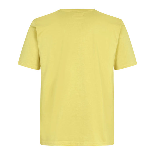 PAS NORMAL STUDIOS Off Race Small Logo Tshirt Short Sleeve - Dusty Yellow/White