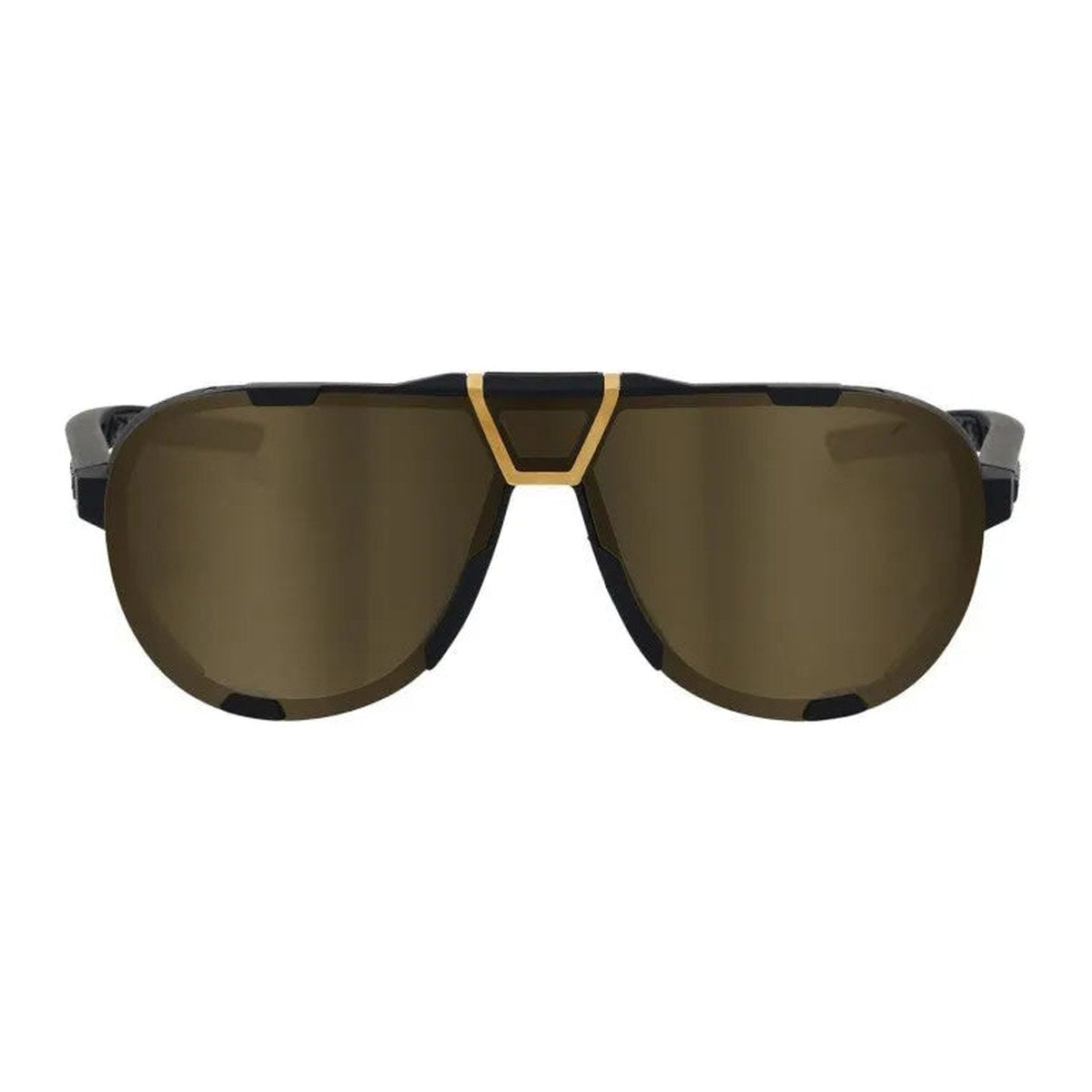 RIDE 100% Westcraft Sunglasses - Soft Tact Black / Soft Gold Mirror Lens