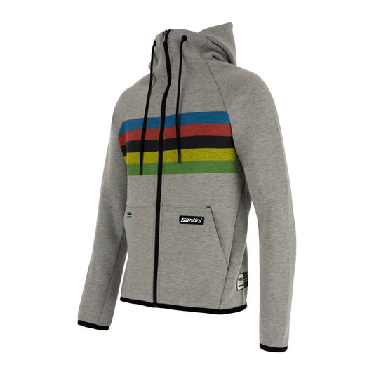 SANTINI Zip Hoodie - Asphalt grey / UCI