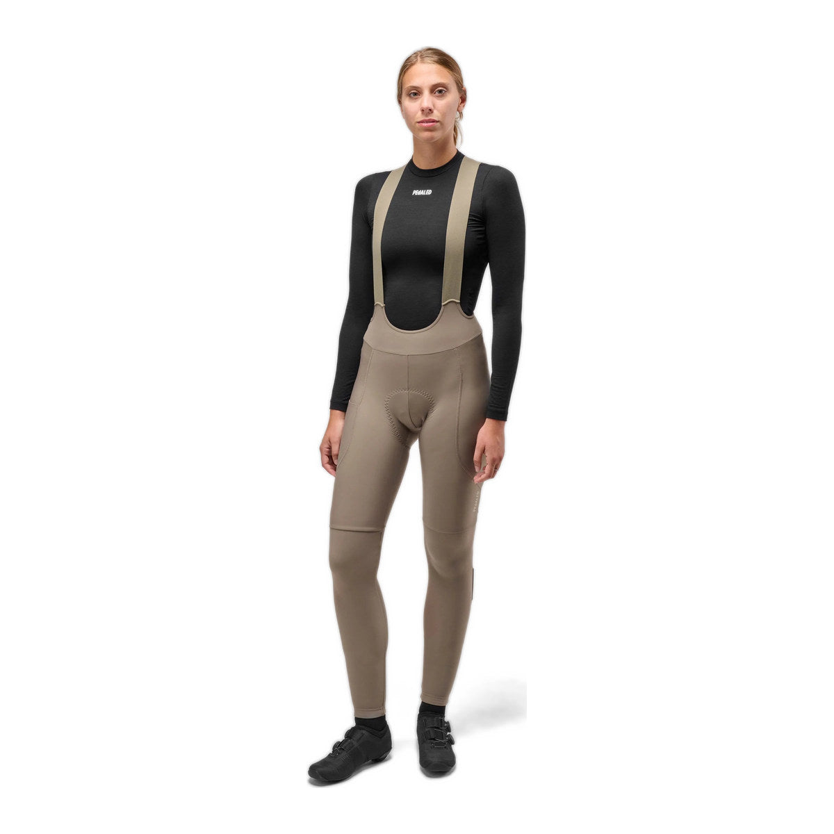 PEDALED WOMEN ELEMENT BIB TIGHTS - GRAY