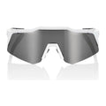 RIDE 100% Speedcraft XS Sunglasses - Matte White / HiPER Silver Mirror Lens