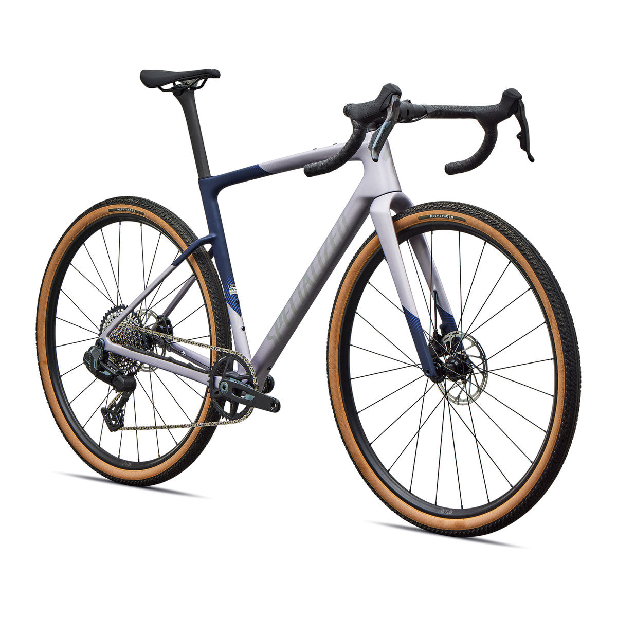 SPECIALIZED Crux 5 Comp Gravel Bike - SRAM Rival XPLR - Bluprl/Amthfrst/Shdwsil