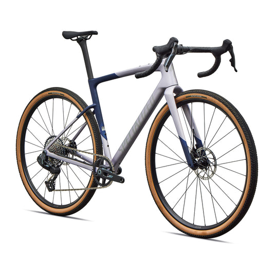SPECIALIZED Crux 5 Comp Gravel Bike - SRAM Rival XPLR - Bluprl/Amthfrst/Shdwsil