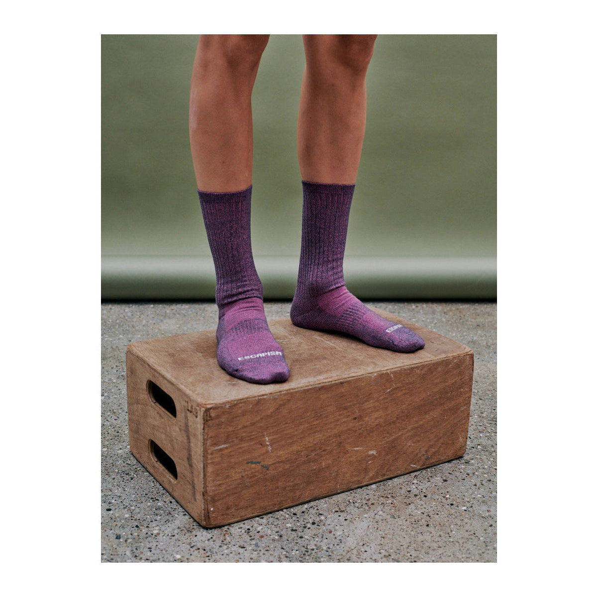 PAS NORMAL STUDIOS Escapism Melange Socks - Mauve