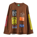 MAAP + PUBLIC POSSESSION LONG SLEEVE TEE - BROWN