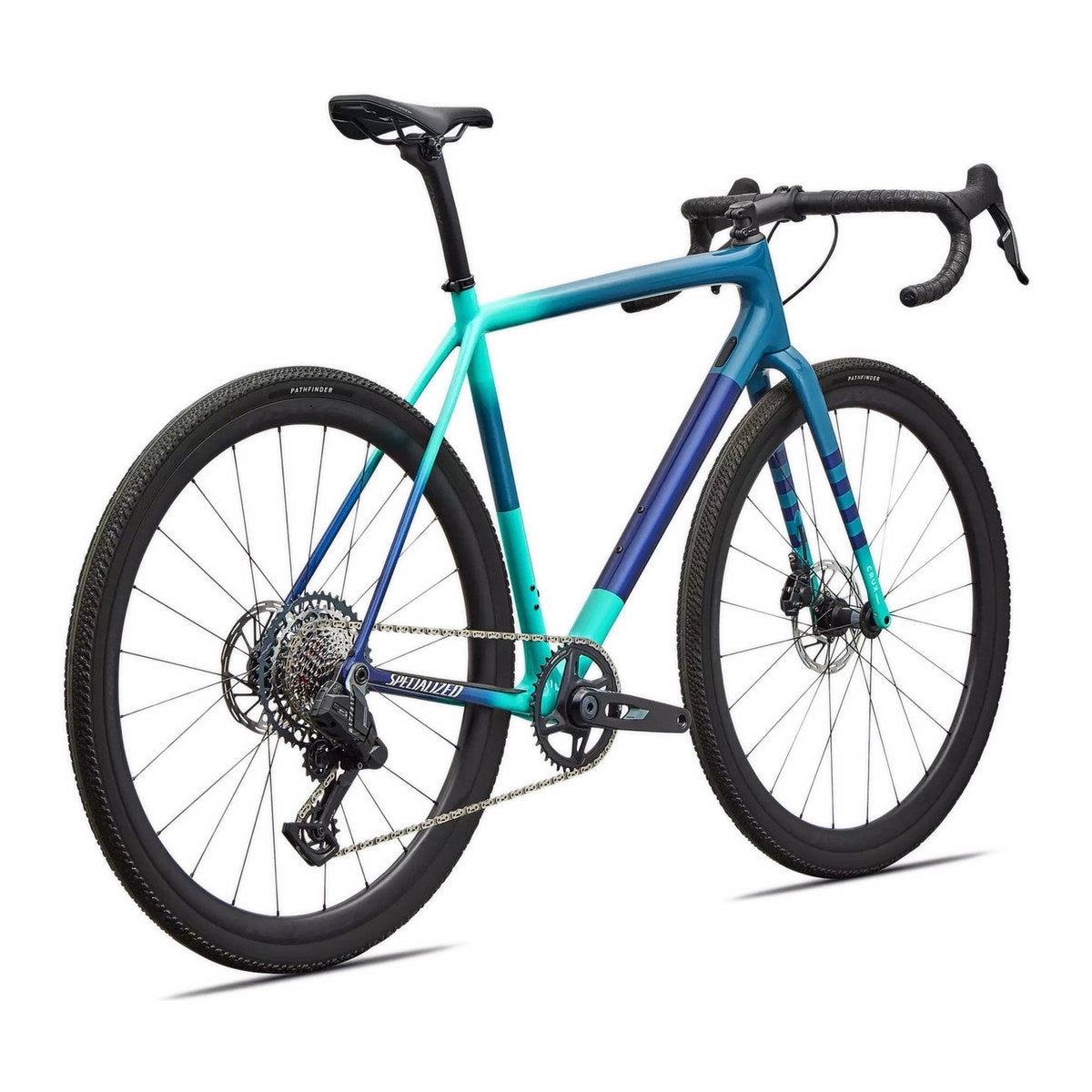 SPECIALIZED Crux Expert 2026 Gravel Bike Sram Rival AXS E1 XPLR - Grey Blue/lagoon Blue/dune White/majesty Blue