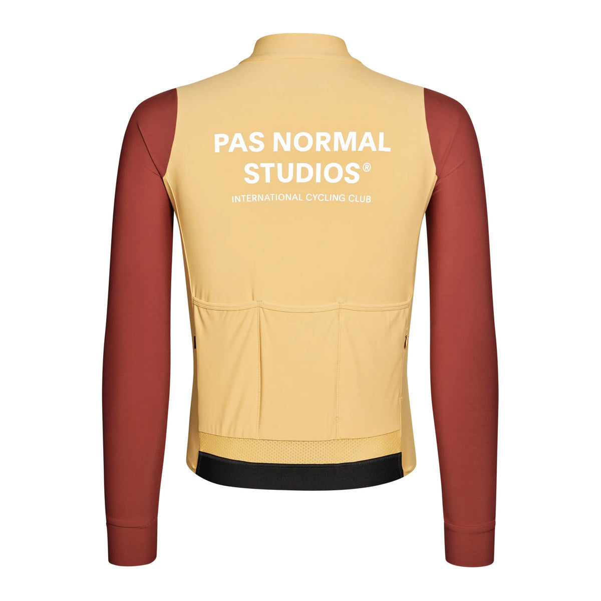 PAS NORMAL STUDIOS Mechanism Long Sleeve Jersey - Camel/Maroon