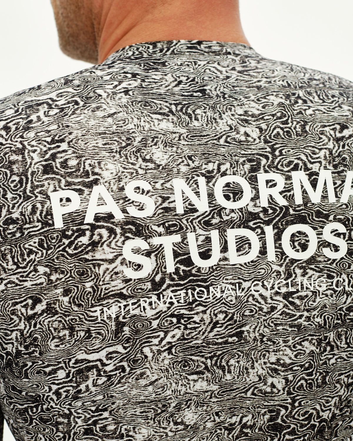 PAS NORMAL STUDIOS Men Essential Light Jersey - AOP Grain Off White