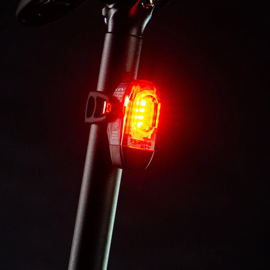 LEZYNE KTV STVZO Rear LIGHT - BLACK/RED