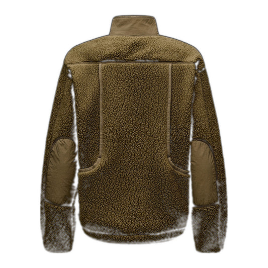 PAS NORMAL STUDIOS Women Off-Race Pile Fleece Jacket - Deep Olive
