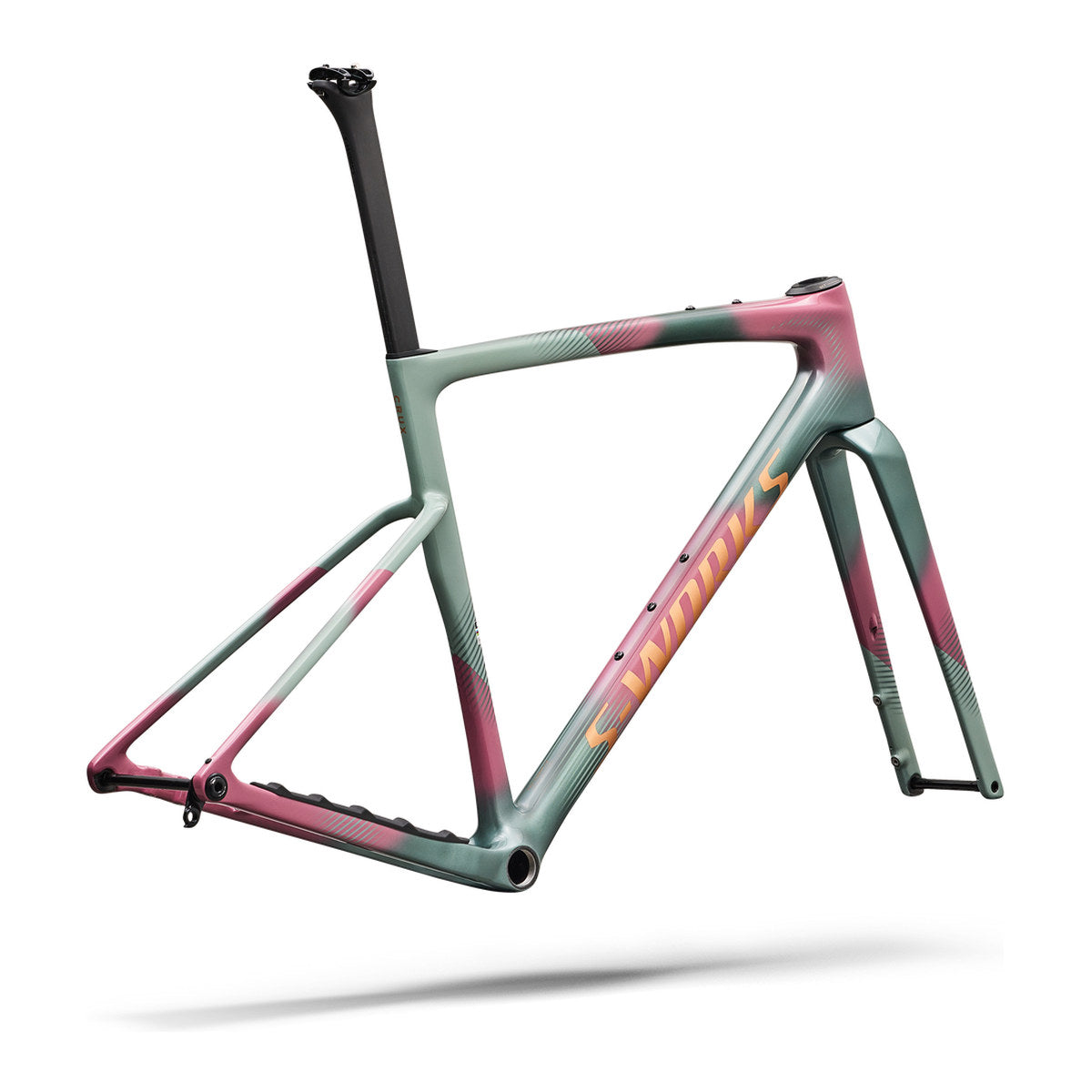 S-Works Crux 5 Frameset - FACT 12r Carbon - Fjdmet/Agve/Ptnorgtnt