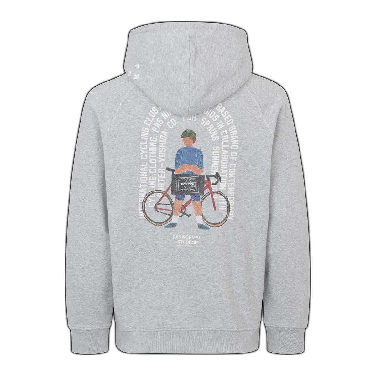 PAS NORMAL STUDIOS Porter Off-Race Logo Hoodie - Grey