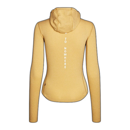 PAS NORMAL STUDIOS Women Thermal Hooded Windproof Base Layer - Camel / Marron