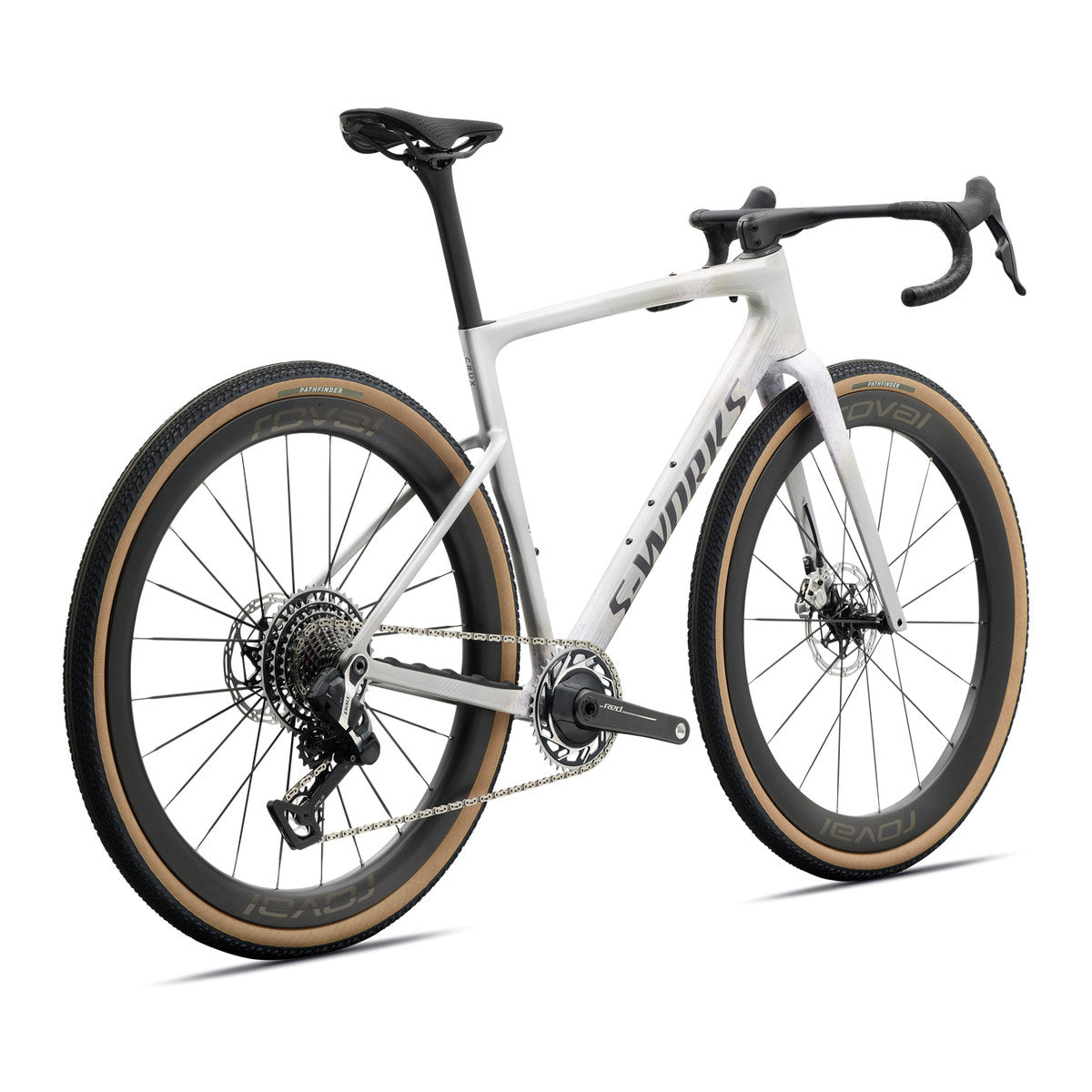 SPECIALIZED SWorks Crux 5  SRAM RED XPLR Gravel Bike - Gldprl/Sildst/Nblmet