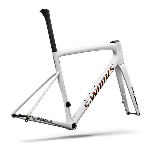 SPECIALIZED Sworks Tarmac SL8 2026 Road Frameset - Gloss Metallic White Silver / Pearl / Black