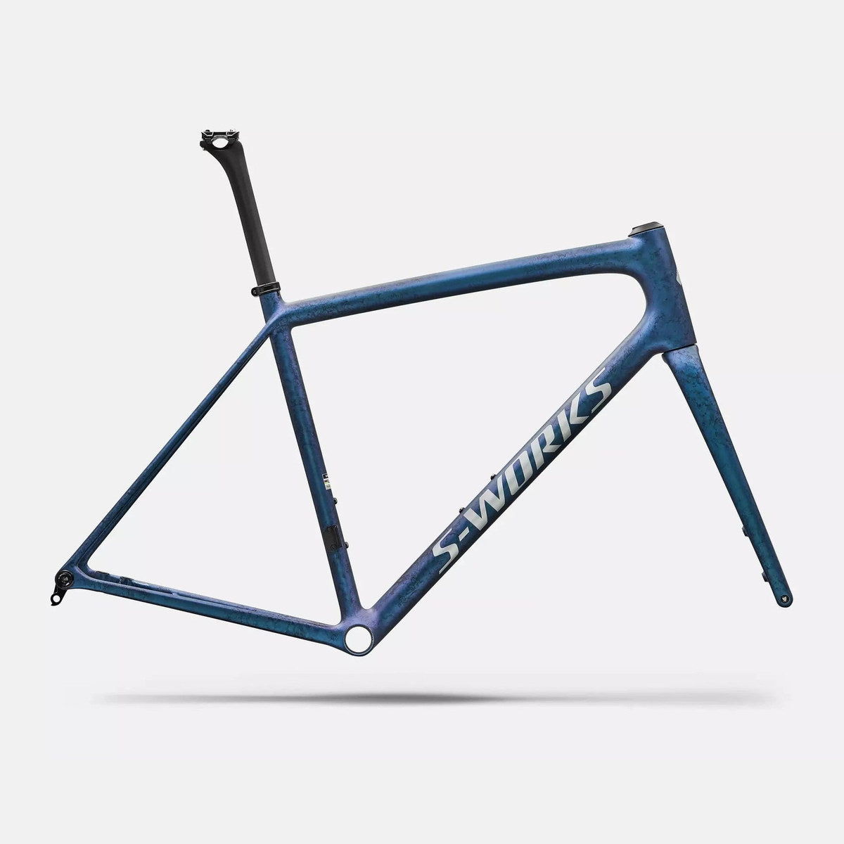 SPECIALIZED Sworks Aethos 2 Frameset  2026 - Satin Black Ink Wash / Pearl / Shadow Silver