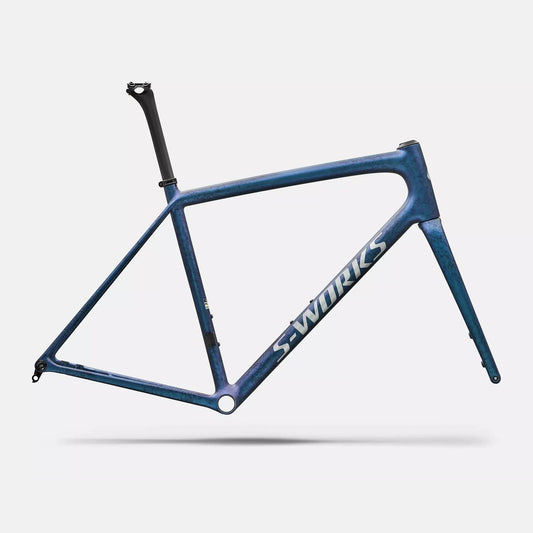 SPECIALIZED Sworks Aethos 2 Frameset  2026 - Satin Black Ink Wash / Pearl / Shadow Silver