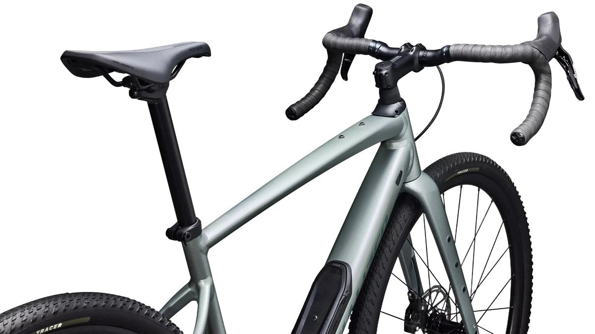 SPECIALIZED Diverge 4 Comp Alloy Complete Gravel Bike SRAM Apex - Satin Shadow Silver / Fjord Metallic