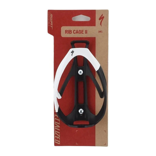 SPECIALIZED RIB CAGE II MATTE Bottle Cage  - Matte Black/White