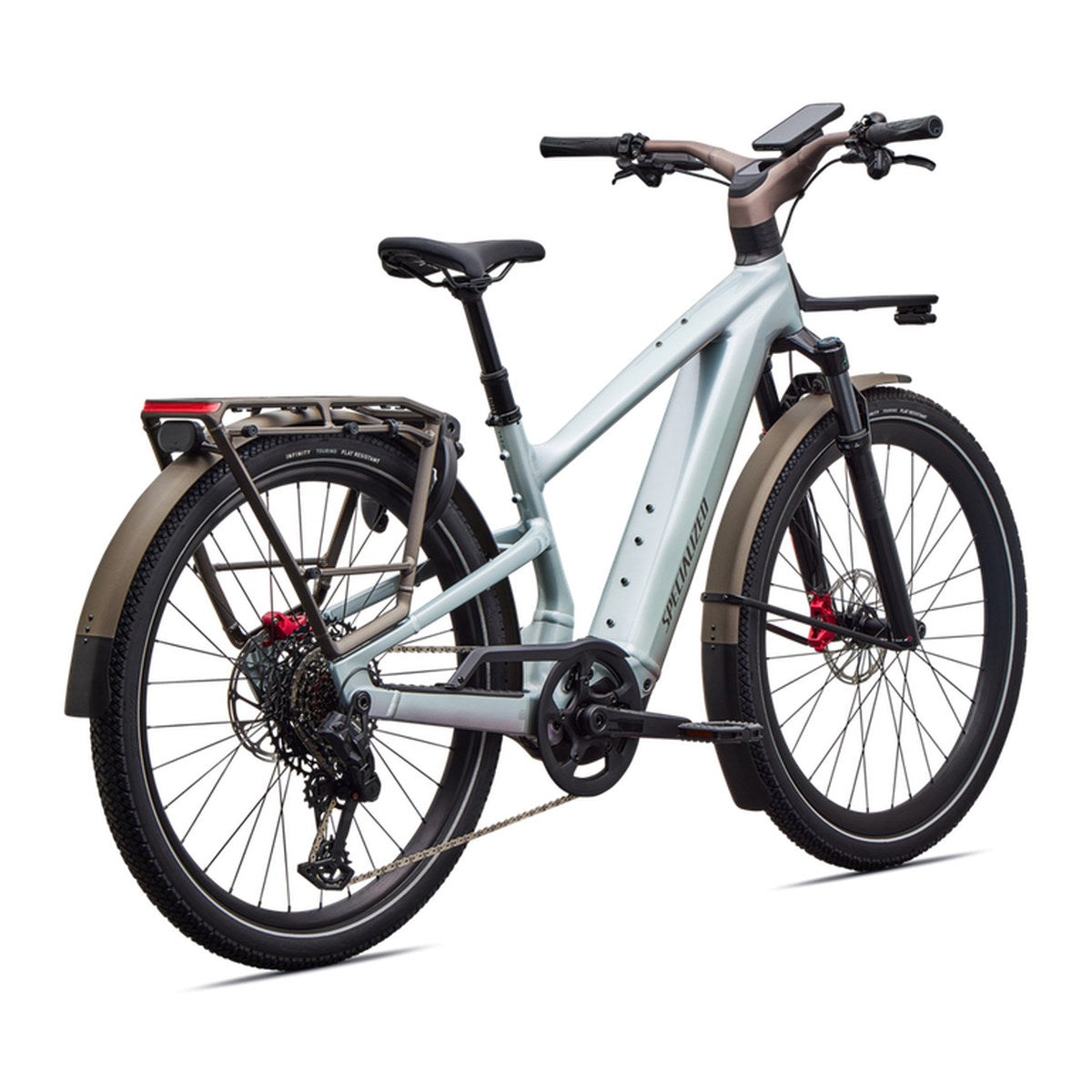 SPECIALIZED Turbo Vado 3 6.0 Ebike - GLOSS AGAVE GREY / BLACK PEARL